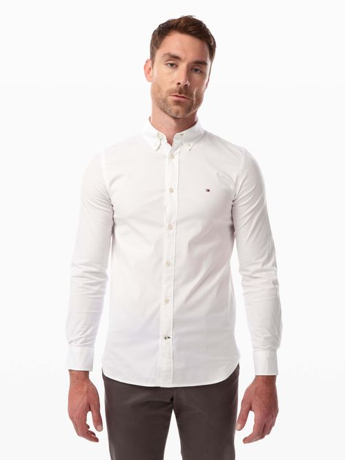 Camisa-de-Corte-Slim-con-Cuello-Abotonado-de-Hombre-Tommy-Hilfiger-78JB283-YCI