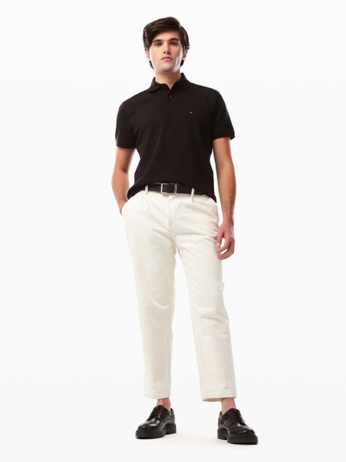 Polo-de-Corte-Clasico-con-Logo-Bordado-de-Hombre-Tommy-Hilfiger-MW0MW32064-BDS