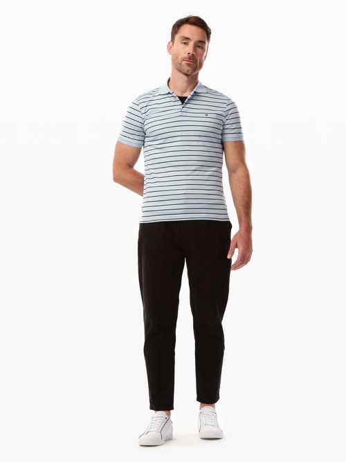 Polo-de-Corte-Regular-con-Franjas-de-Hombre-Tommy-Hilfiger-MW0MW39994-0A8