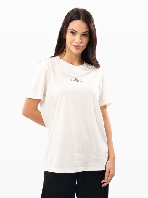 Playera-Corte-Regular-Logo-Estampado-de-Mujer-Tommy-Hilfiger-WW0WW45061-01S