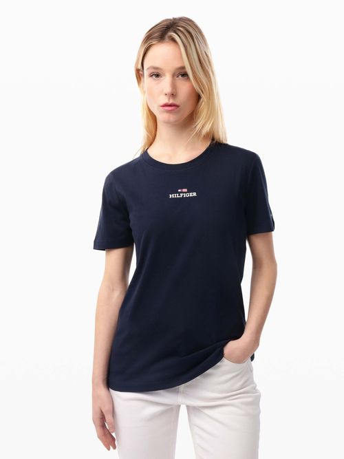 Playera-Corte-Regular-Logo-Estampado-de-Mujer-Tommy-Hilfiger-WW0WW45061-0G9