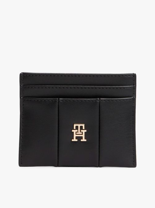 Tarjetero-acolchonado-con-monograma-TH-de-mujer-Tommy-Hilfiger-AW0AW17745-BDS