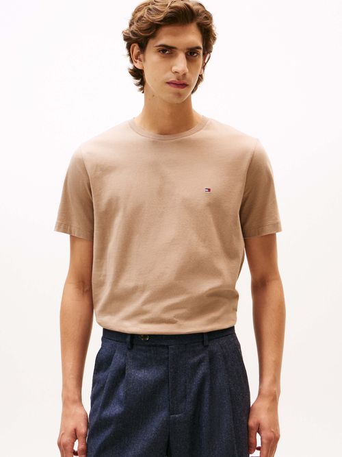 Playera-de-cuello-redondo-con-logo-bordado-de-hombre-Tommy-Hilfiger-MW0MW39995-AFE