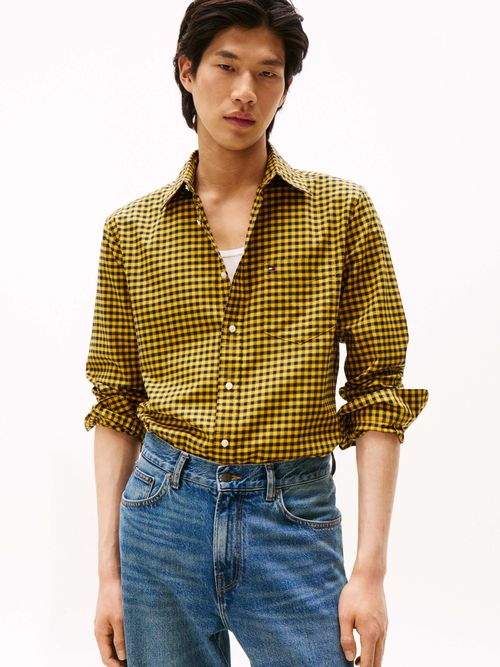 Camisa-de-sarga-con-cuadros-de-hombre-Tommy-Hilfiger-MW0MW40491-0RF