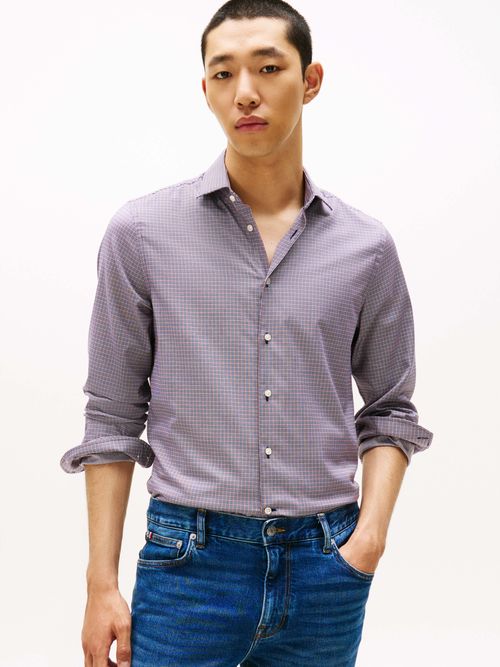 Camisa-Smart-Casual-slim-en-tejido-dobby-de-hombre-Tommy-Hilfiger-MW0MW40787-XIT