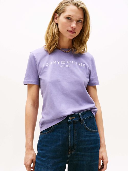 Playera-de-cuello-redondo-con-logo-de-mujer-Tommy-Hilfiger-WW0WW40276-W0G