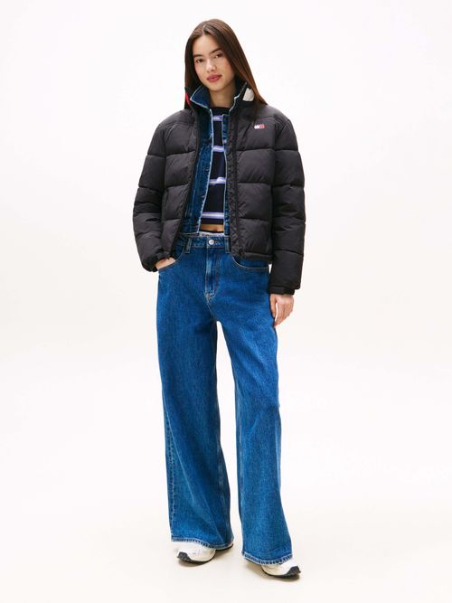 Chamarra-acolchada-con-logo-y-corte-amplio-de-mujer-Tommy-Jeans-DW0DW21621-BDS