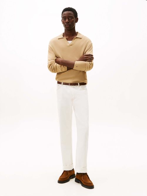 Sueter-tipo-polo-con-tapeta-abierta-de-hombre-Tommy-Hilfiger-MW0MW40444-ABS