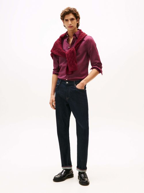 Camisa-TH-Flex-con-estampado-de-rombos-de-hombre-Tommy-Hilfiger-MW0MW40463-0KP