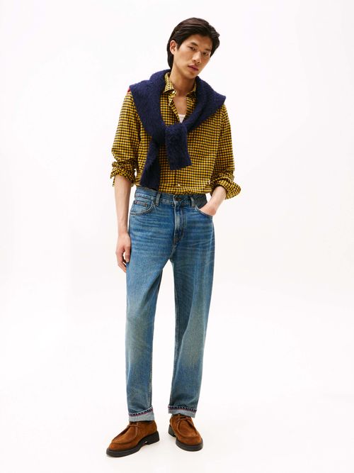 Camisa-de-sarga-con-cuadros-de-hombre-Tommy-Hilfiger-MW0MW40491-0RF