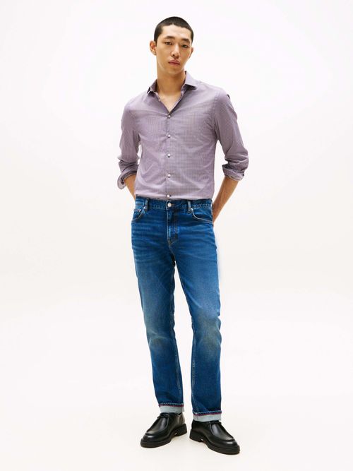 Camisa-Smart-Casual-slim-en-tejido-dobby-de-hombre-Tommy-Hilfiger-MW0MW40787-XIT