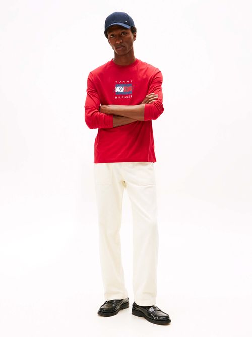 Playera-en-punto-con-logo-grafico-de-hombre-Tommy-Hilfiger-MW0MW41497-XLD