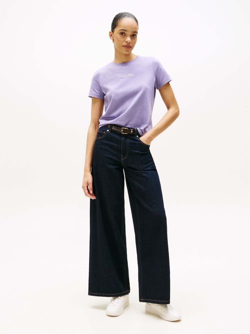 Playera-con-logo-texturizado-de-mujer-Tommy-Hilfiger-WW0WW47460-W0G