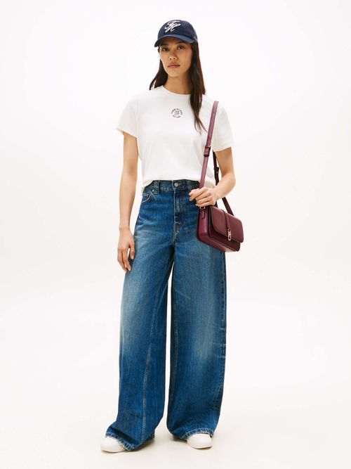 Playera-slim-de-cuello-redondo-de-mujer-Tommy-Hilfiger-WW0WW46623-YA8