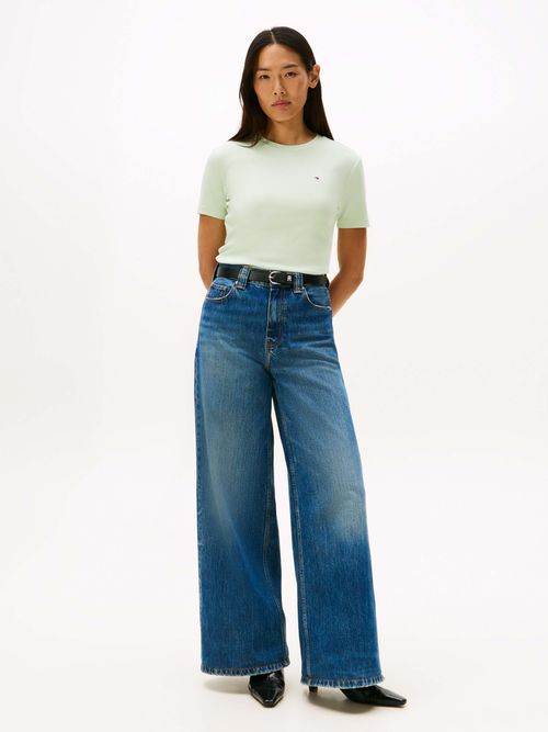 Playera-slim-de-cuello-redondo-de-mujer-Tommy-Hilfiger-WW0WW40587-LV6