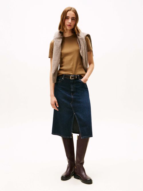 Playera-slim-de-cuello-redondo-de-mujer-Tommy-Hilfiger-WW0WW40587-HI2