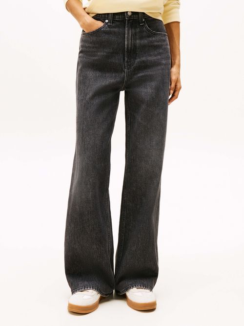 Jeans-Claire-negros-de-pierna-ancha-de-mujer-Tommy-Jeans-DW0DW20660-1BZ