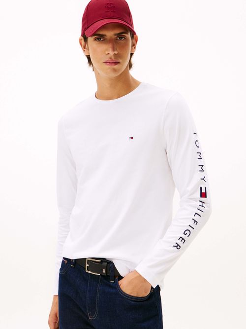 Playera-de-manga-larga-y-corte-slim-de-hombre-Tommy-Hilfiger-MW0MW09096-YBR