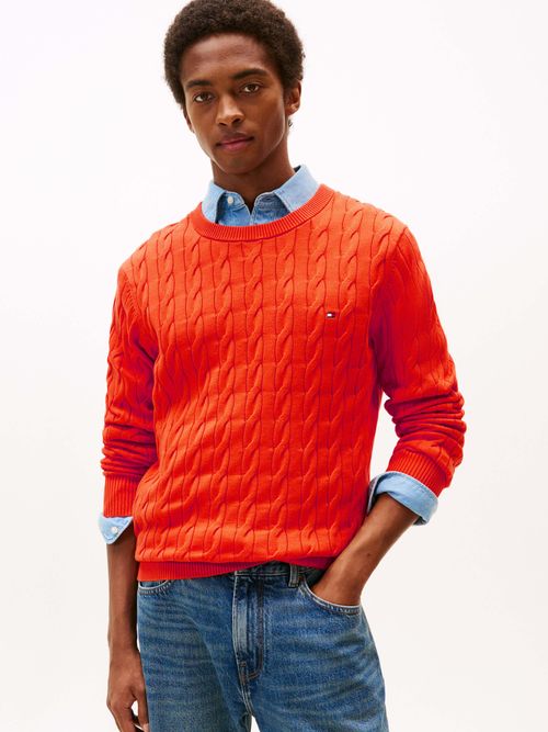 Sueter-de-punto-trenzado-con-cuello-redondo-de-hombre-Tommy-Hilfiger-MW0MW33132-SCX