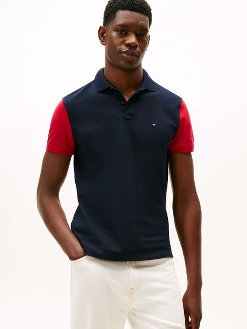 Polo-de-corte-regular-con-diseno-color-block-de-hombre-Tommy-Hilfiger-MW0MW40291-DW5