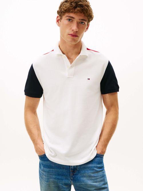 Polo-de-corte-regular-con-diseno-color-block-de-hombre-Tommy-Hilfiger-MW0MW40291-YBL