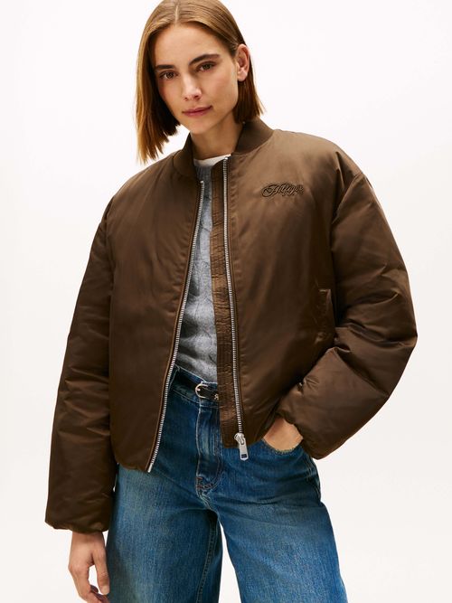 Chamarra-bomber-acolchada-que-repele-el-agua-de-mujer-Tommy-Hilfiger-WW0WW46624-GXJ