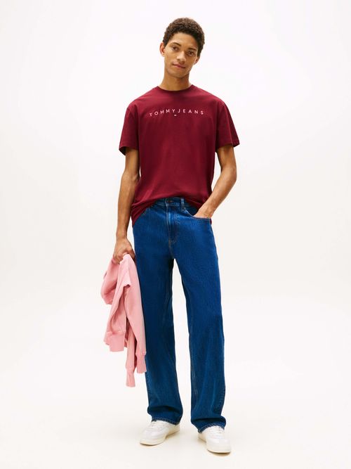 Playera-de-cuello-redondo-con-logo-lineal-de-hombre-Tommy-Jeans-DM0DM20744-0KP