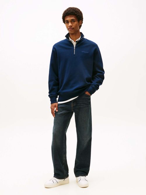 Sueter-amplio-de-punto-gofrado-con-cremallera-de-hombre-Tommy-Jeans-DM0DM21880-C1G