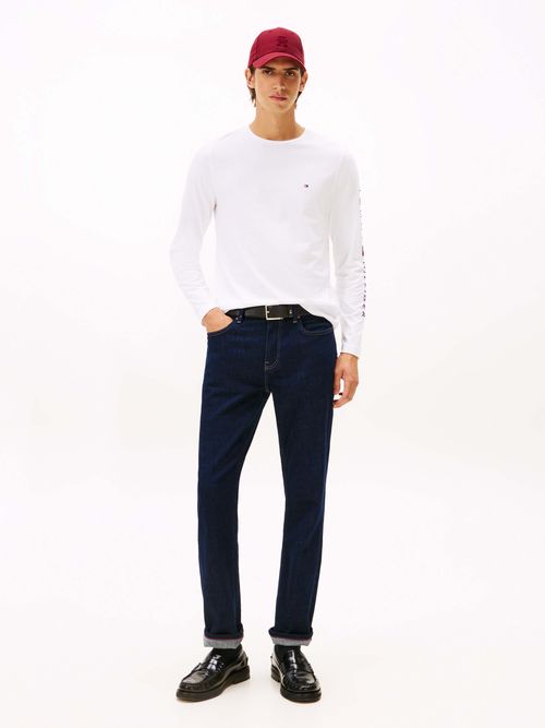 Playera-de-manga-larga-y-corte-slim-de-hombre-Tommy-Hilfiger-MW0MW09096-YBR