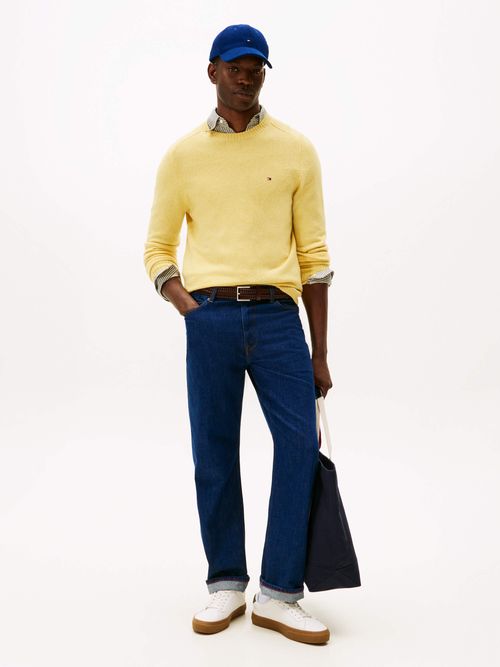 Sueter-de-cuello-redondo-en-pura-lana-de-hombre-Tommy-Hilfiger-MW0MW36535-ZPY