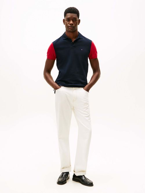 Polo-de-corte-regular-con-diseno-color-block-de-hombre-Tommy-Hilfiger-MW0MW40291-DW5