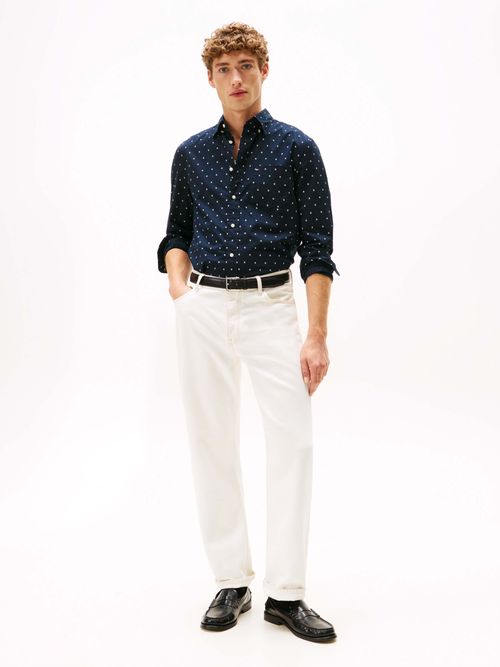 Camisa-corte-regular-con-estampado-de-hombre-Tommy-Hilfiger-MW0MW40462-0GY