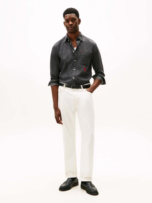 Camisa-corte-regular-con-logo-bordado-de-hombre-Tommy-Hilfiger-MW0MW40569-0IM