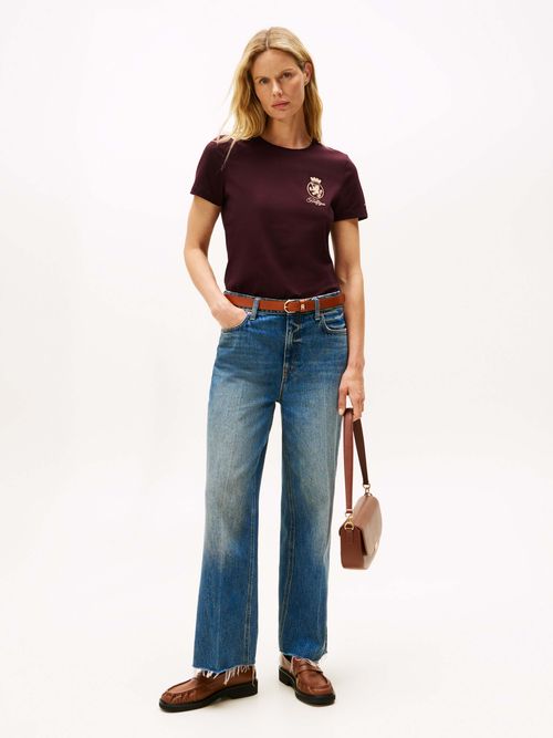 Playera-con-escudo-TH-bordado-de-mujer-Tommy-Hilfiger-WW0WW46153-XIH