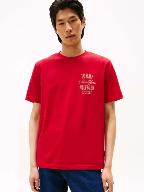 Playera-con-logo-estampado-de-hombre-Tommy-Hilfiger-MW0MW40033-XLD