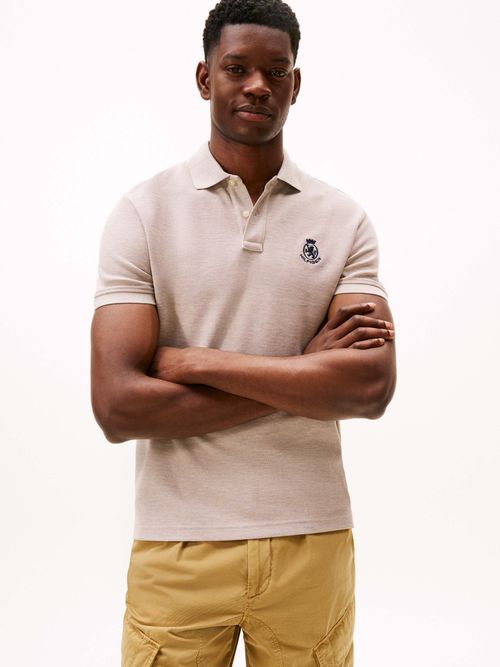 Polo-de-pique-con-escudo-TH-de-hombre-Tommy-Hilfiger-MW0MW40820-AFL