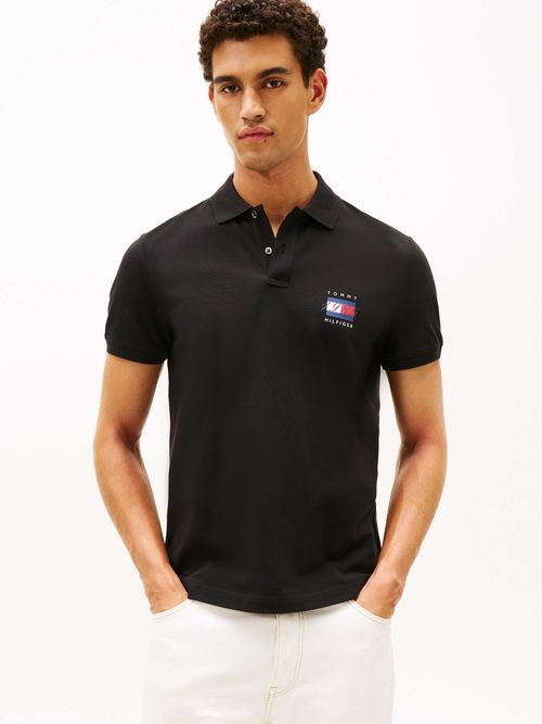 Polo-en-pique-de-corte-regular-de-hombre-Tommy-Hilfiger-MW0MW41089-BDS