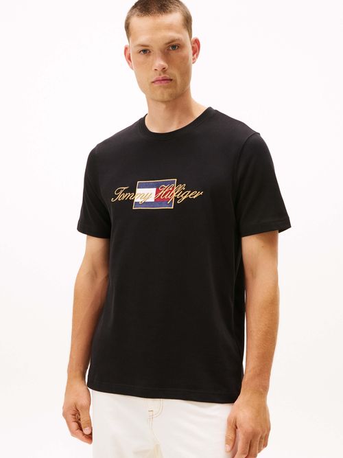 Playera-de-cuello-redondo-con-logo-bordado-de-hombre-Tommy-Hilfiger-MW0MW41500-BDS