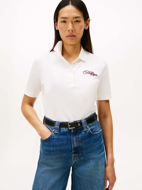 Polo-con-logo-bordado-de-mujer-Tommy-Hilfiger-WW0WW47313-YA8