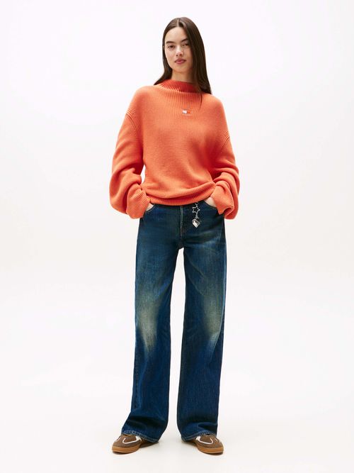 Sueter-con-cuello-perkins-y-parche-de-mujer-Tommy-Jeans-DW0DW21676-SCU