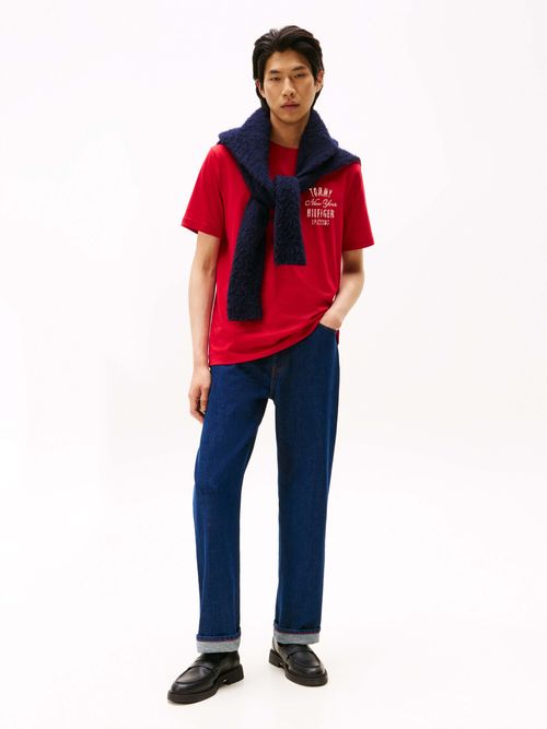 Playera-con-logo-estampado-de-hombre-Tommy-Hilfiger-MW0MW40033-XLD