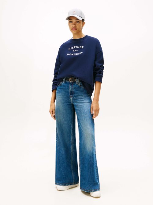 Sudadera-con-logo-grafico-de-mujer-Tommy-Hilfiger-WW0WW46814-C1G