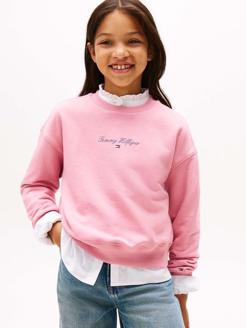 Sudadera-de-manga-larga-con-logo-bordado-de-niña-Tommy-Hilfiger-KG0KG09035-THC