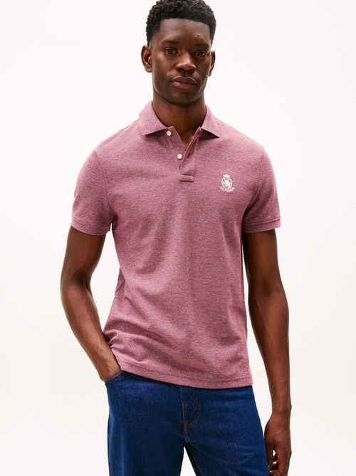 Polo-de-pique-con-escudo-TH-de-hombre-Tommy-Hilfiger-MW0MW40820-XT2