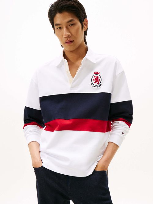Polo-de-rugby-con-aplicacion-del-escudo-TH-de-hombre-Tommy-Hilfiger-MW0MW40869-YBR