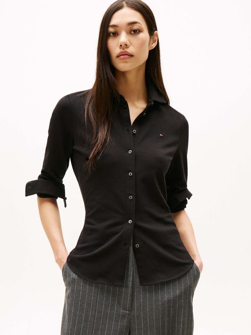 Polo-de-pique-1985-de-corte-slim-de-mujer-Tommy-Hilfiger-WW0WW43528-BDS