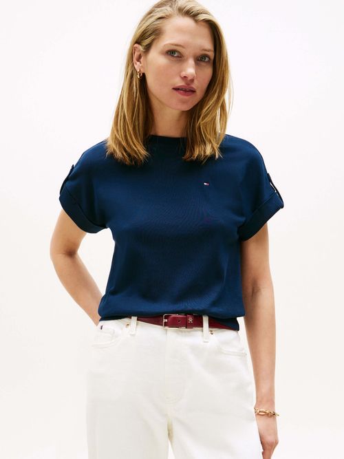 Playera-con-detalle-de-botones-en-las-mangas-de-mujer-Tommy-Hilfiger-WW0WW46884-C1G