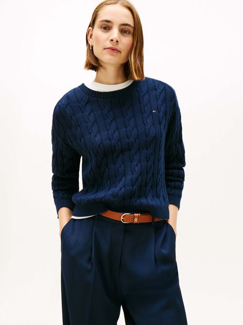 Sueter-de-punto-trenzado-con-detalle-distintivo-de-mujer-Tommy-Hilfiger-WW0WW46931-C1G