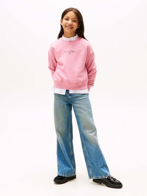 Sudadera-de-manga-larga-con-logo-bordado-de-niña-Tommy-Hilfiger-KG0KG09035-THC