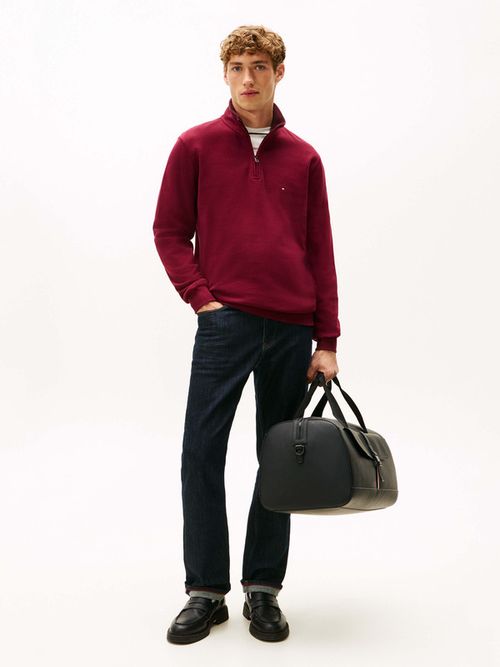 Sueter-con-cierre-de-media-cremallera-de-hombre-Tommy-Hilfiger-MW0MW40042-VLP